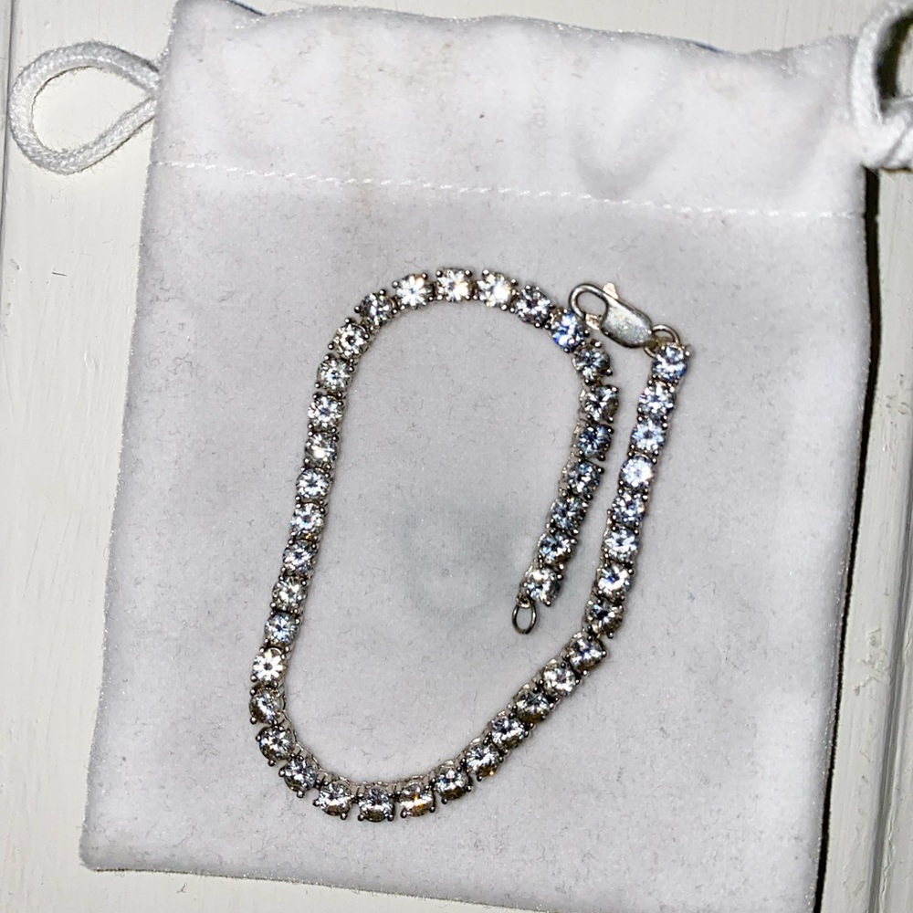 Tennis bracelet - moissanite diamonds